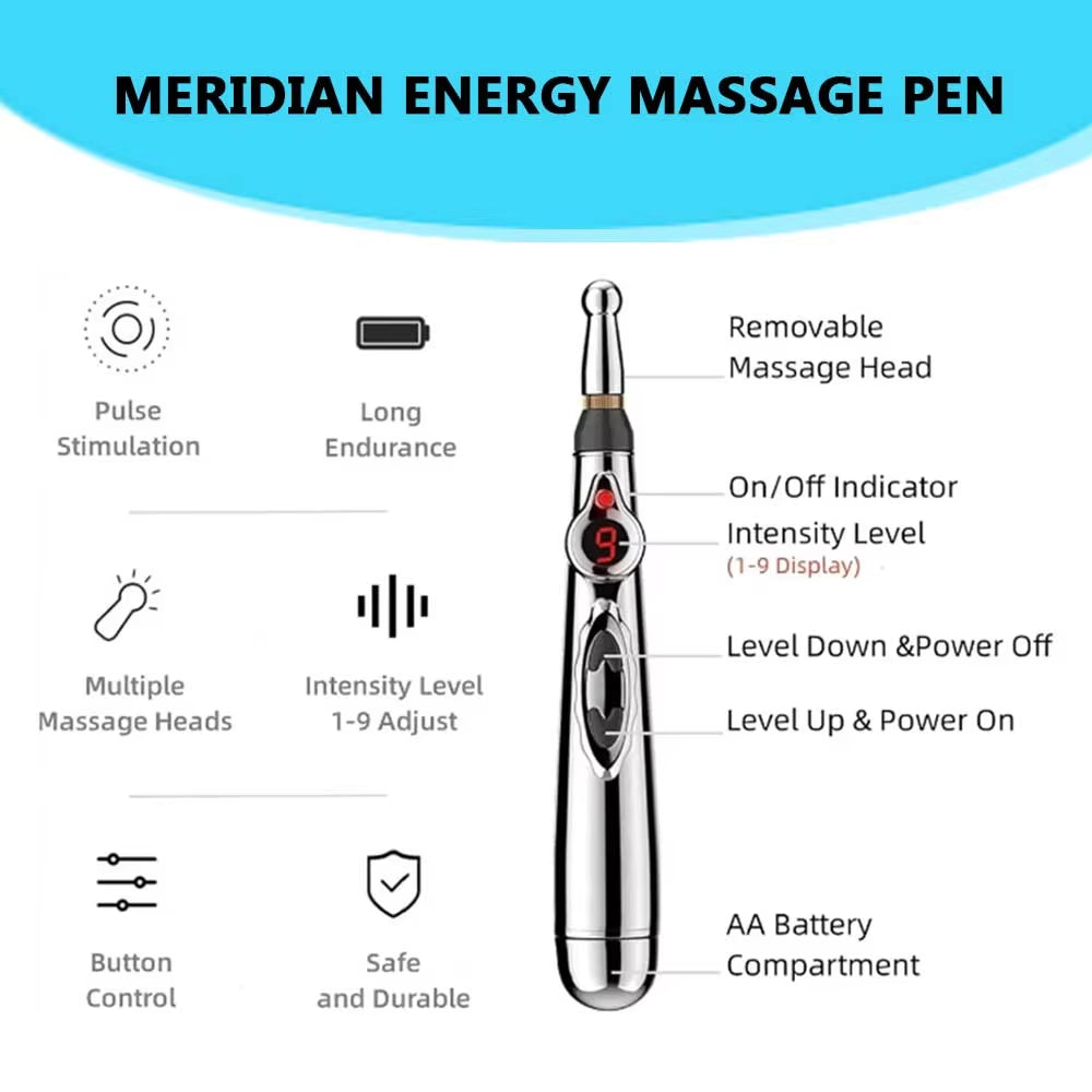 Electronic Acupuncture Pen Acupuncture Point Pen Acupuncture Point Pen Meridian Energy Meridian Pen Acupuncture Acup Massage Pen