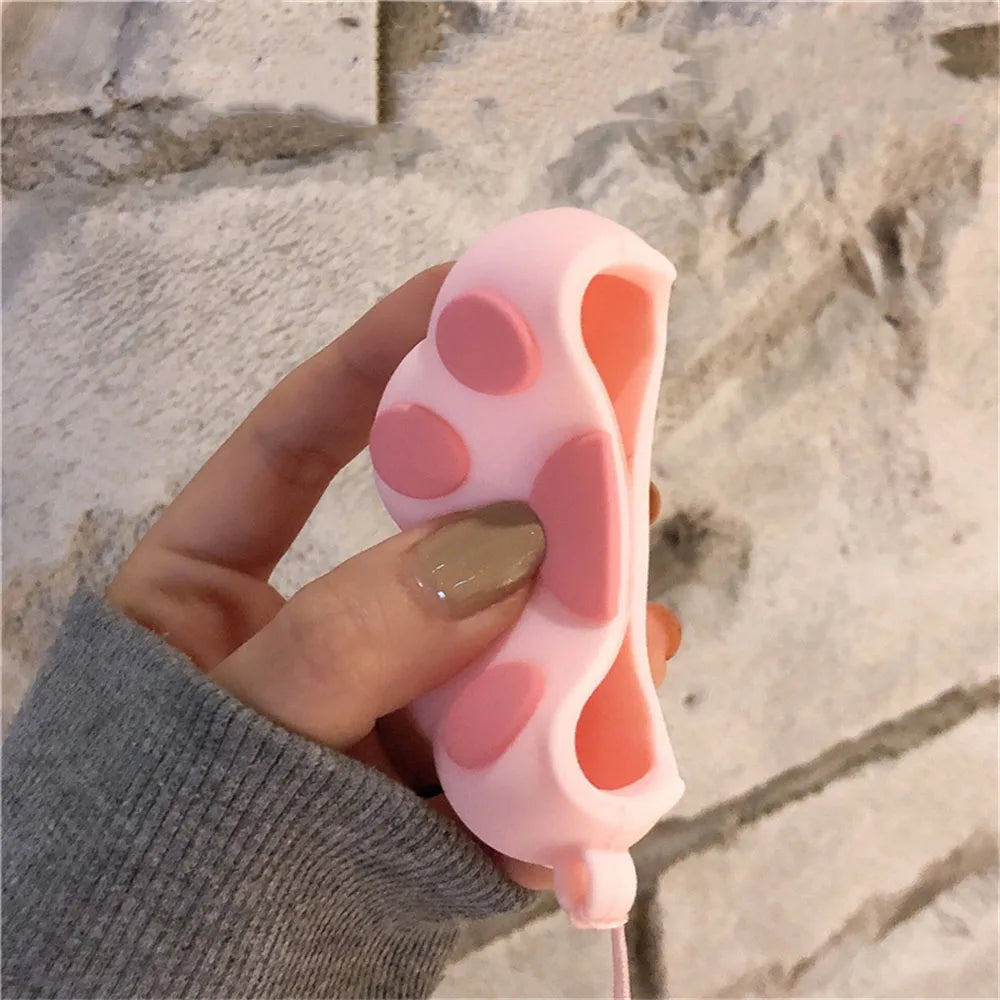 Cute Cartoon 3D Cat Paw Silicone Earphone Case for Airpods 1 2 Protective Shell Cover for Airpods 3 2021 Case for Airpods Pro 2