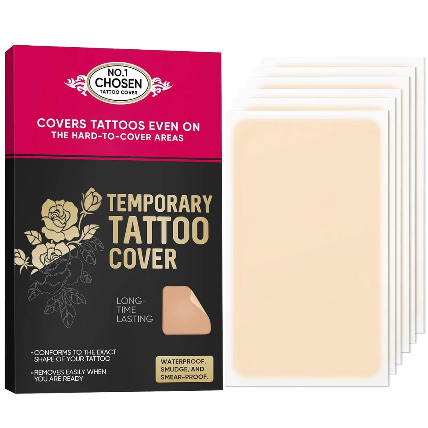 Tattoo Cover Up, Tattoo Cover up Tape, Tattoo Cover up Patch, Tattoo Cover up Makeup Waterproof